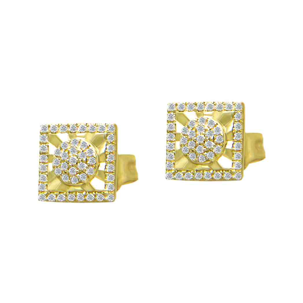 Squre Stud Earring ER23100A